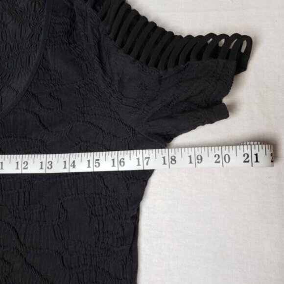 Joseph Ribkoff Black Hi Low Dress - Picture 9 of 14